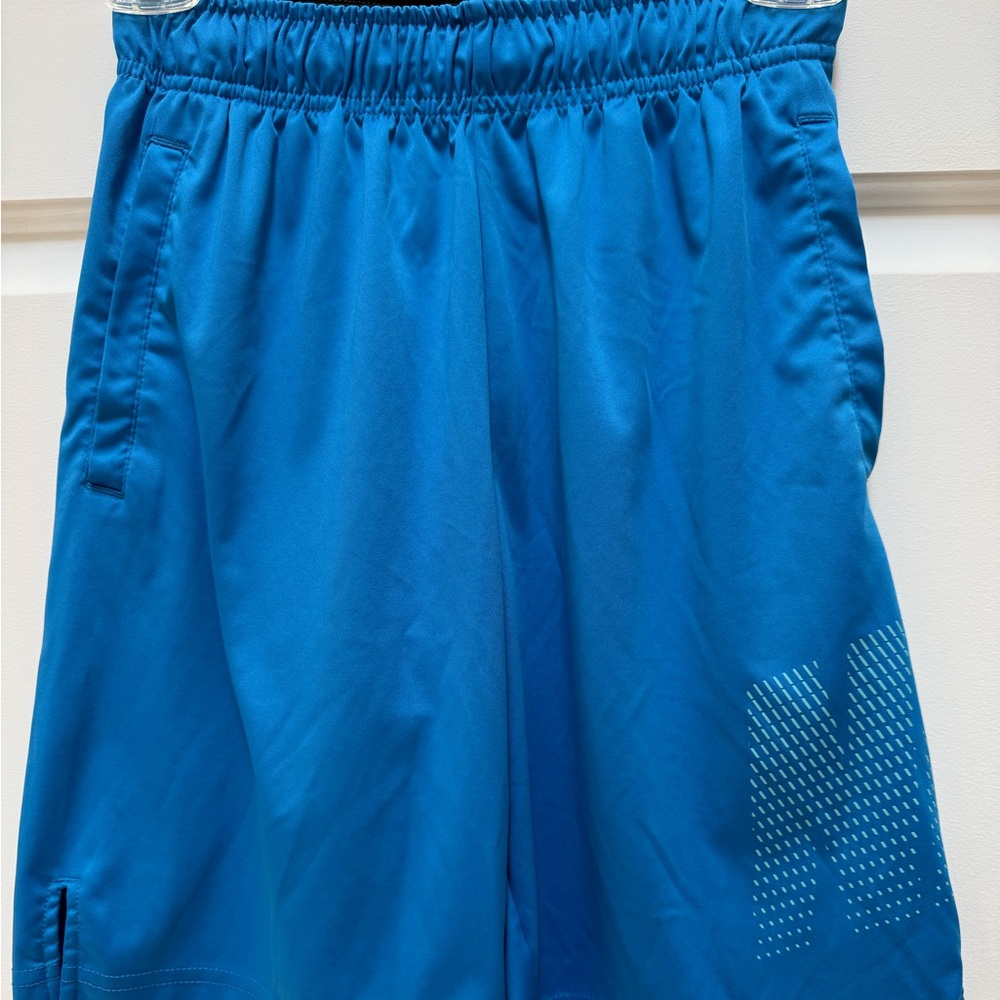 Nike Blue Athletic Shorts with Elastic Waistband